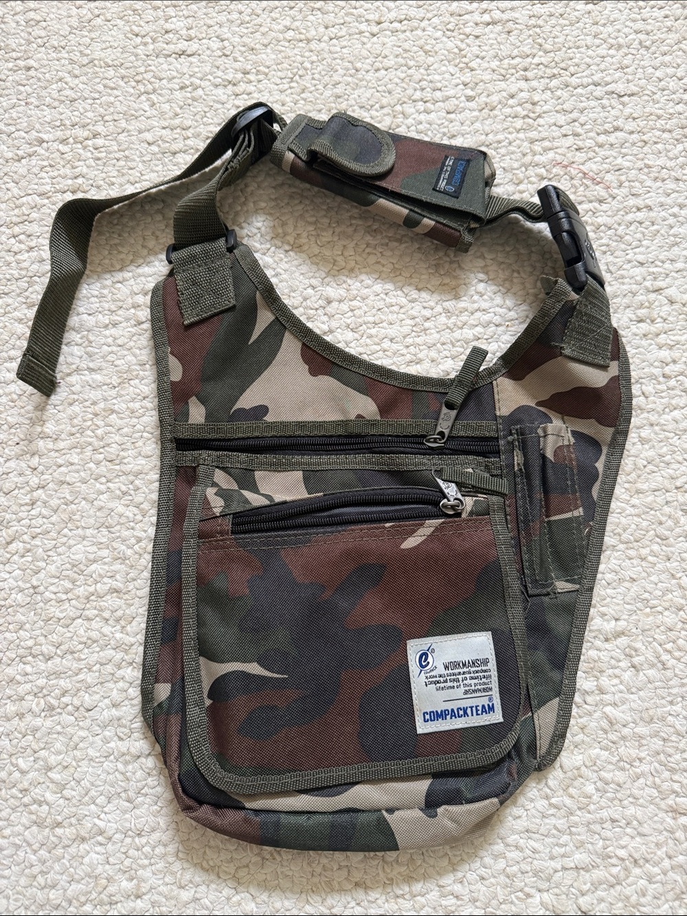 Camouflage Crossbody Sling Bag, Unisex
